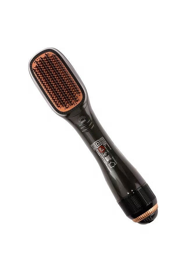 Professional Steam & Infrared Hair Dryer – 12.5 x 2.3 Inch Black Hair Dryer with Moisturizing Steam Technology, Ionic Function & Fast-Drying Infrared Heat for Smooth, Frizz-Free Hair