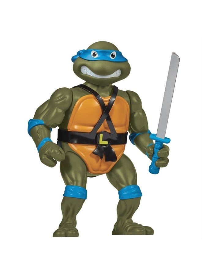 Teenage Mutant Ninja Turtles: 12” Original Classic Leonardo Giant Figure by Playmates Toys