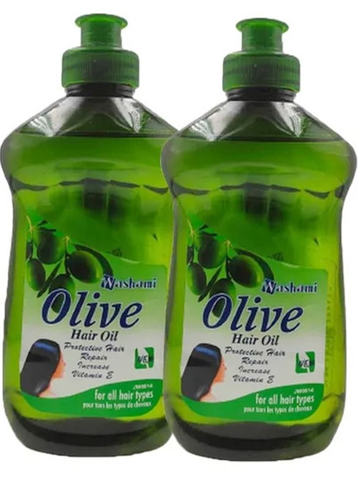 Pack o f 2 Olive Hair Oil 250 ml