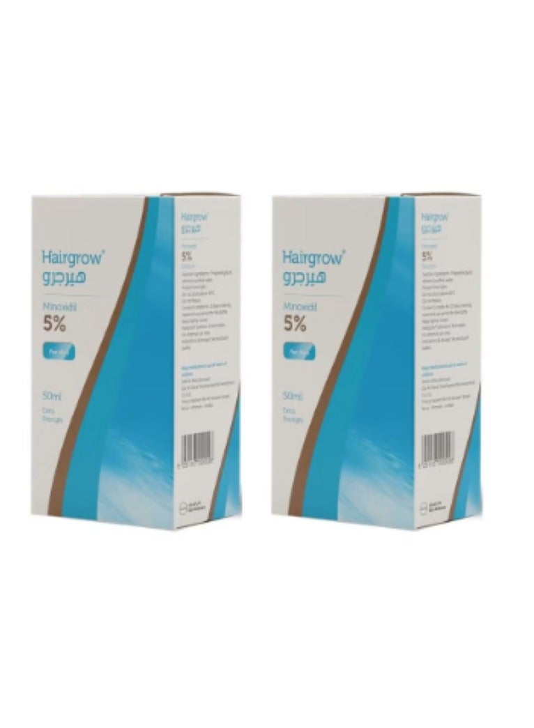 Minoxidil 5% Solution Hair Regrowth Tonic 50ml (2 Pack 2 Month)