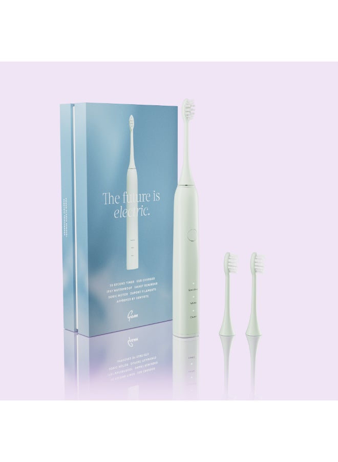 Electric Toothbrush, Mint Green - image 3