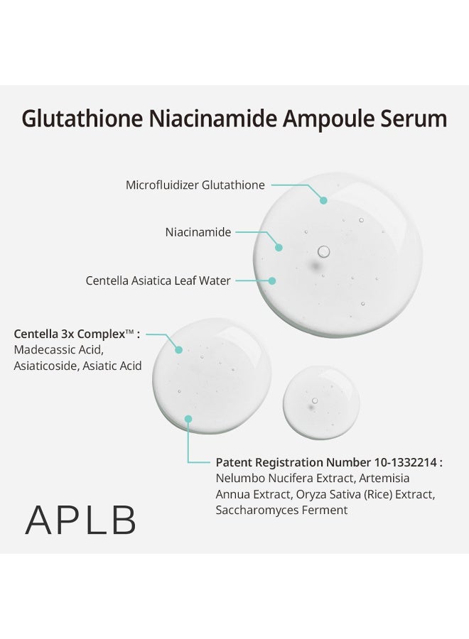 Aplb Glutathione Niacinamide Ampoule Serum 40ml - image 4