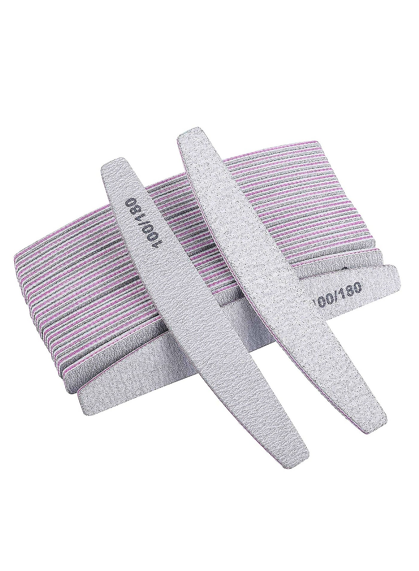 Professional Nail Files, 25 Pcs Emery Boards for Nails 100/180 Nail Files Bulk Finger Nail File Boards Heavy Duty Nail Buffers for Files Professional Manicure Tools, Also fit for Pet Grooming