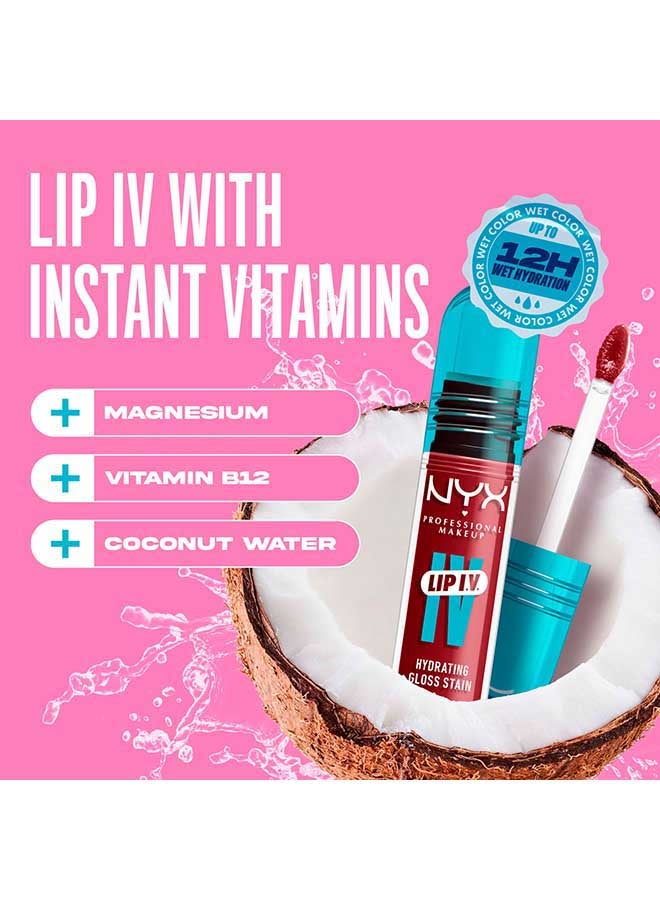 Lip Iv Hydrating Gloss Stain – Drippin' In Rose - image 6