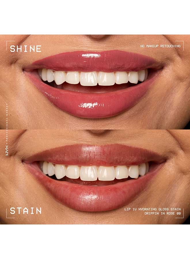 Lip Iv Hydrating Gloss Stain – Drippin' In Rose - image 7
