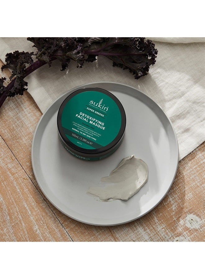 Super Greens Detoxifying Facial Masque, 3.38 Oz