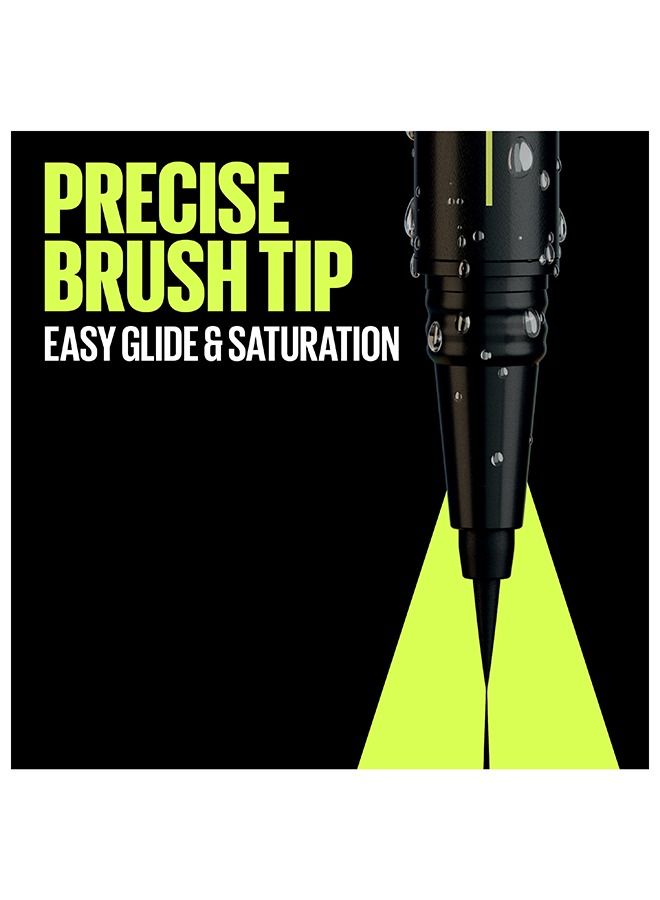 Waterproof, Brush Tip Liner, Precise Lines, Tattoo Impact, Up to 24h Wear, Tattoo Liner Ink Pen/Feutre Haute Precision #Jet Black, 1ml - image 7