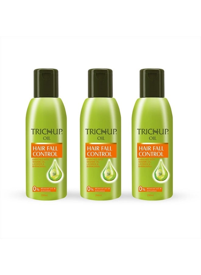 Trichup Hair Fall Control Oil Combo (3 x 200ml)