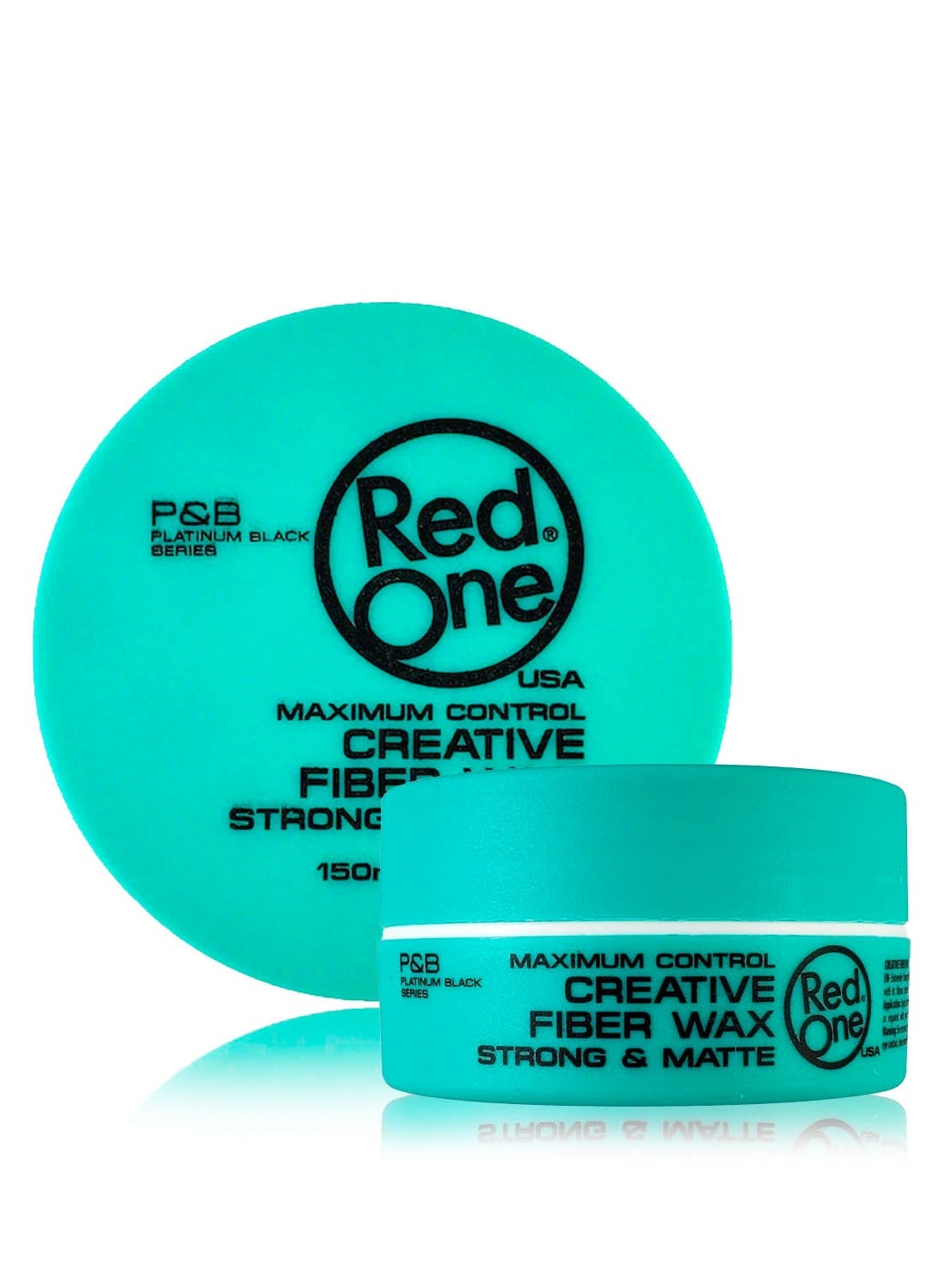 RedOne Creative Fiber Wax Turquoise 150ml – Strong Hold & Matte Finish for Maximum Control