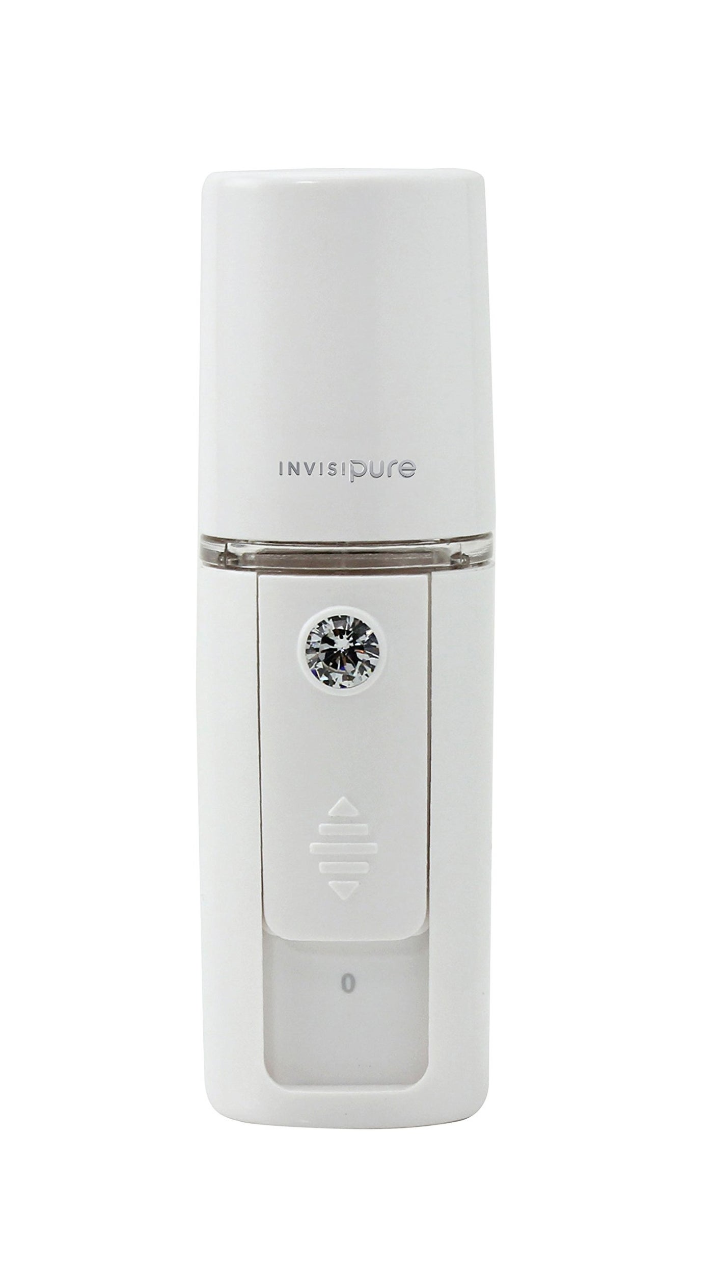 InvisiPure Facial Nano Mister Spray - Travel Ultrasonic Atomizer Mist Spray - Personal Size Mist Spray for Skin Hydration, Eyelashes, Face, and Body - Uses AAA Batteries - No need for charging cable