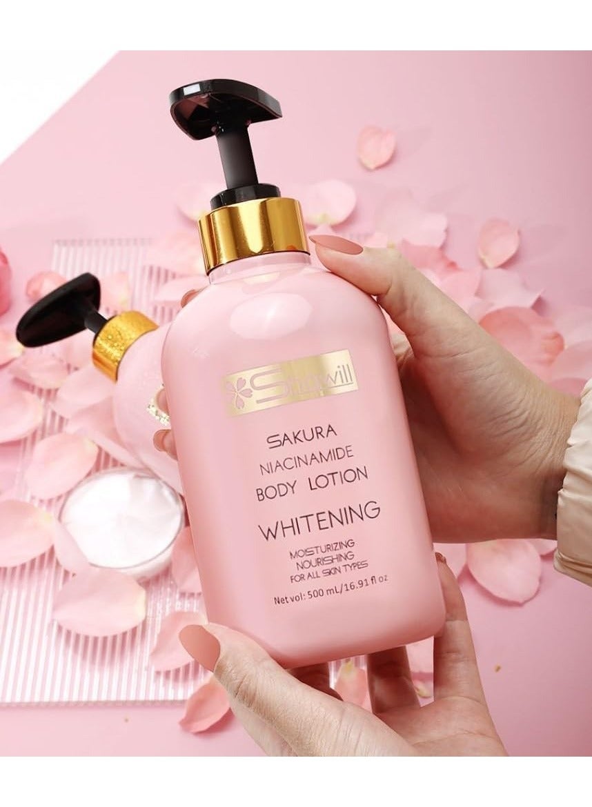 Shawill Sakura Niacinamide Whitening Lotion 500ml