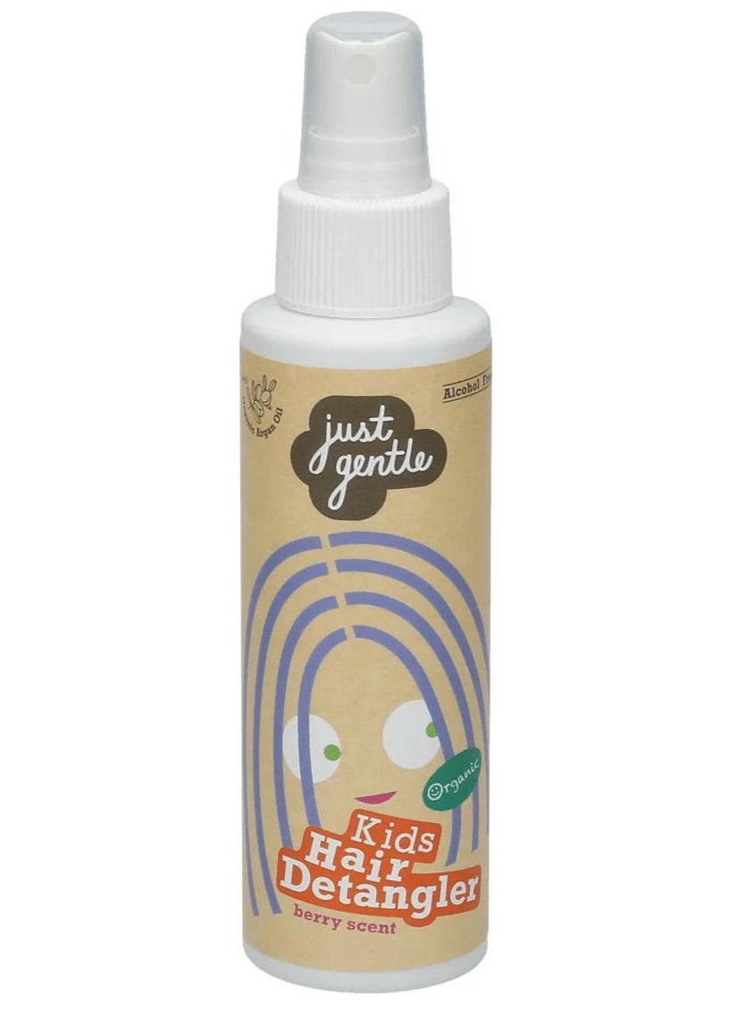 Organic Kids Hair Detangler Spray With Argan Oil Berry Scent 100 ML