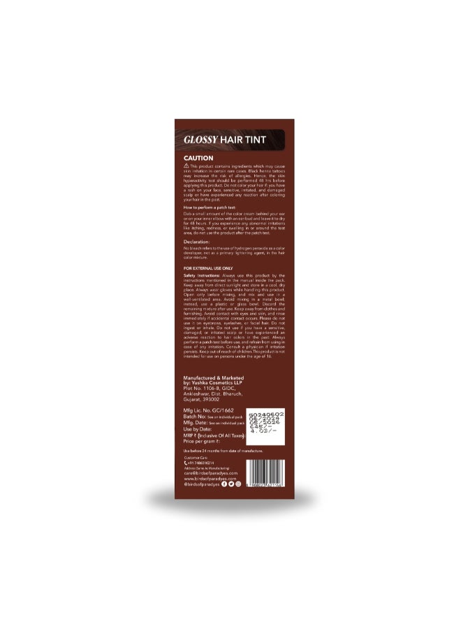 No Bleach Espresso Brown Glossy Hair Tint for Natural Black Hair - Ammonia-Free Formula With Anti-Fade Conditioner for Long-Lasting Shine - 1 Count - image 10