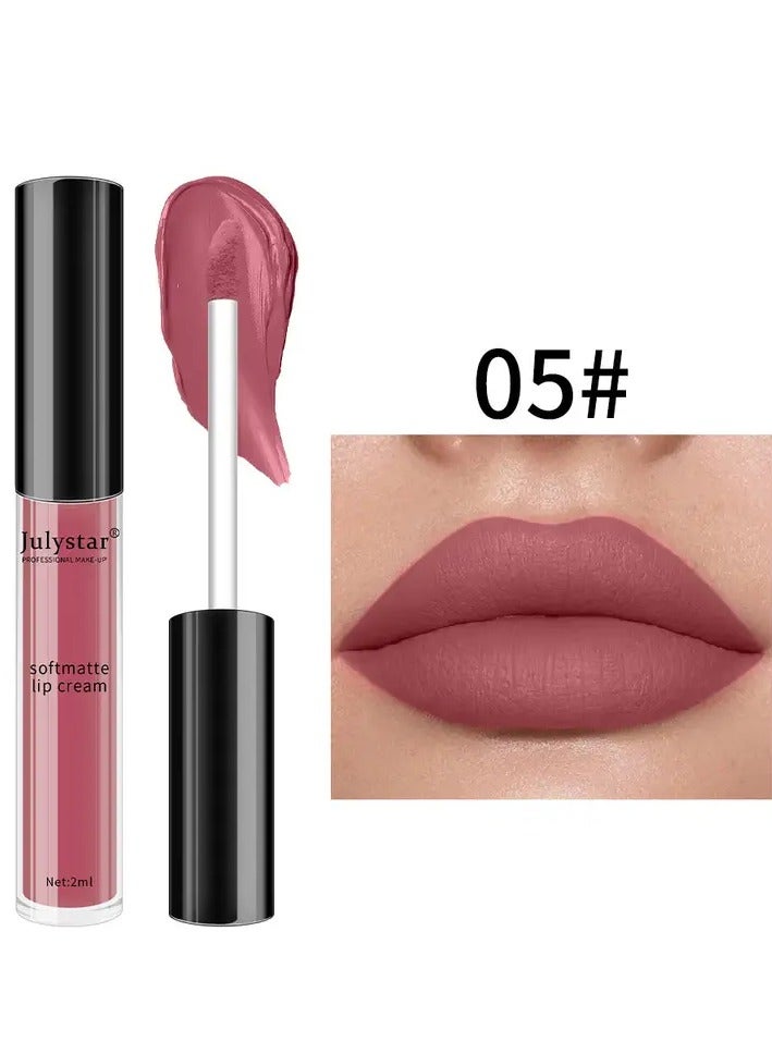 Liquid Lipsticks, Dual Use For Lip And Cheek, Smooth High Pigmented Semi- Matte Finish, Hydrating Lip Gloss Valentine's Day Gifts