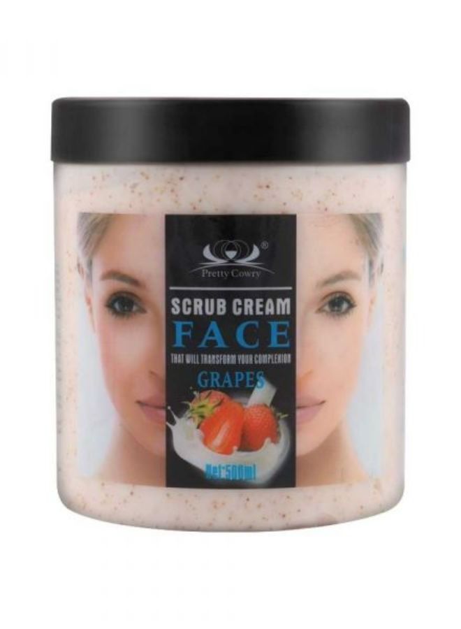 Pretty Cowry Face Scrub Cream Grapes, 500ml