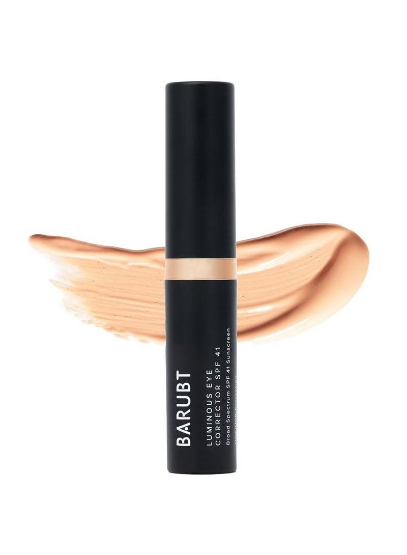Luminous Eye Corrector SPF 41, Under Eye Color Corrector for Dark Circles, Anti-Aging Tinted Eye Cream, Hydrating Eye Serum with Peach Undertone FSA/HSA Eligible, Medium