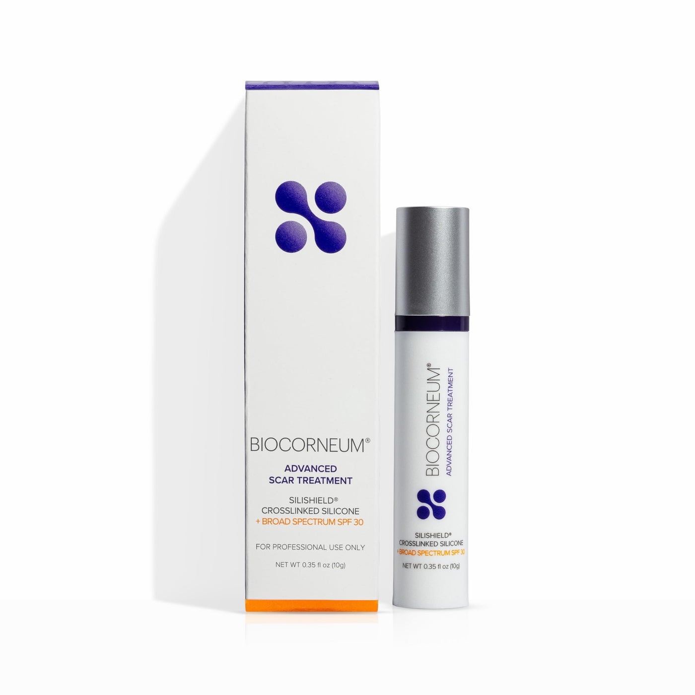 Biocorneum Advanced Scar Treatment with SilishieldÂ® & SPF 30 10g â€“ Made in the USA, Fast-Drying, Silicone Scar Gel - Surgeon Recommended for New & Old Scars - Suitable for Children Over 6 Months