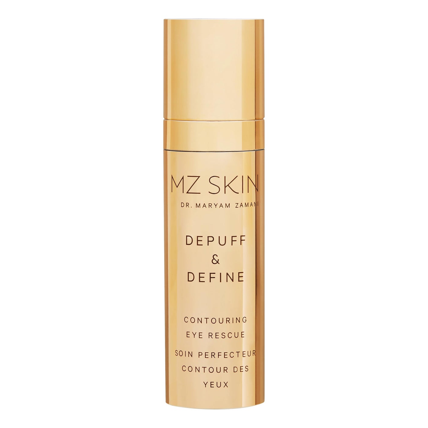 MZ SKIN Depuff and Define Contouring Eye Rescue 0.5 fl oz - High-Potency Caffeine Peptide Complex for Dark Circles, Puffiness, Fine Lines & Wrinkles With Hyaluronic Acid For Hydration