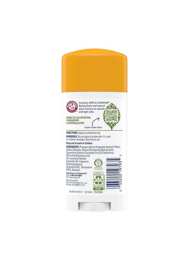 ARM & HAMMER Essentials Deodorant Rosemary Lavender 2.5 oz