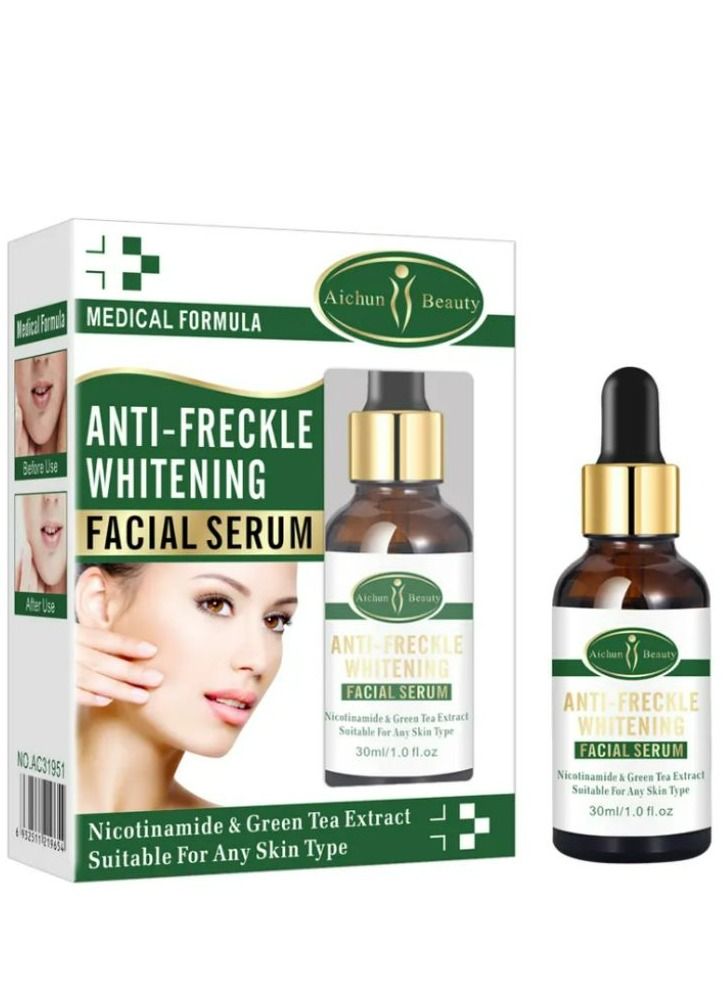 Natural Green Tea & Nicotinamide Whitening Anti-Freckle Brighten Face Serum 30 ml