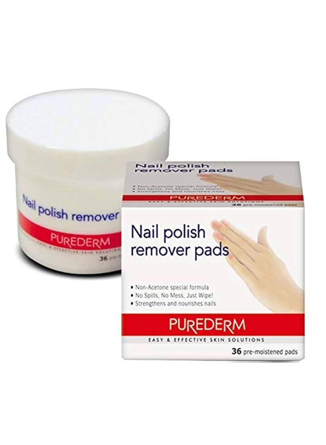 Nail Polish Remover Pads 36 Pre Moistened pads