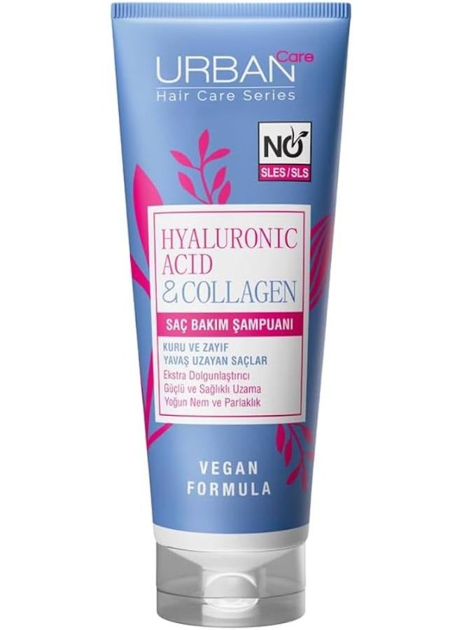Hyaluronic Acid & Collagen No Sulfate Shampoo 250ml