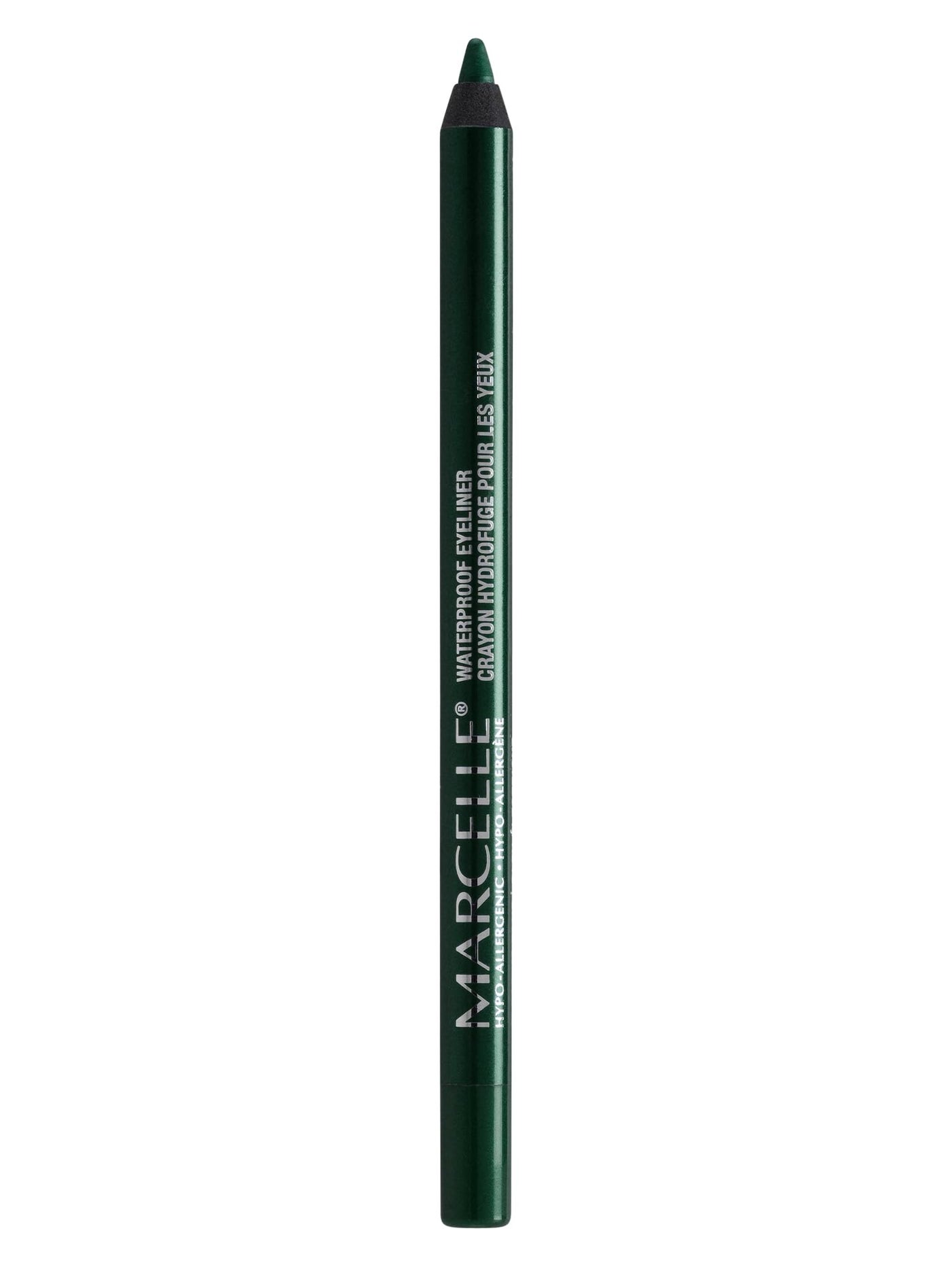 Marcelle Waterproof Eyeliner, Metal Green, Eye Pencil, Creamy Formula, Long-Lasting, Waterproof, Smudge-Proof, Fragrance-Free, Hypoallergenic, Cruelty-Free, 0.04 Oz.