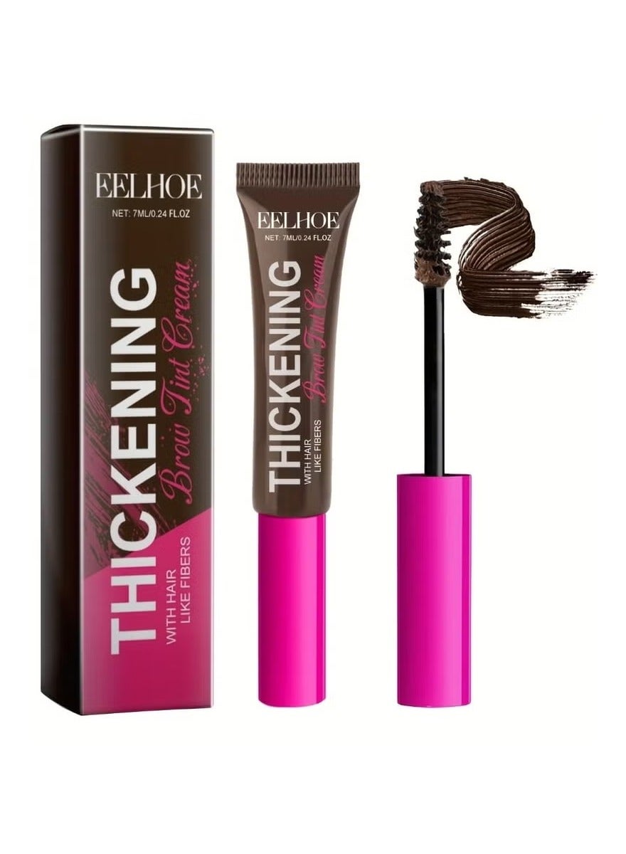 Waterproof Tinted Brow Gel, Long-lasting Eyebrow Shaping Makeup Gel, Liquid Thickening Brow Mascara, Smudge-Resistant, Flake-Resistant, Volumizing Enhance Brow Mascara