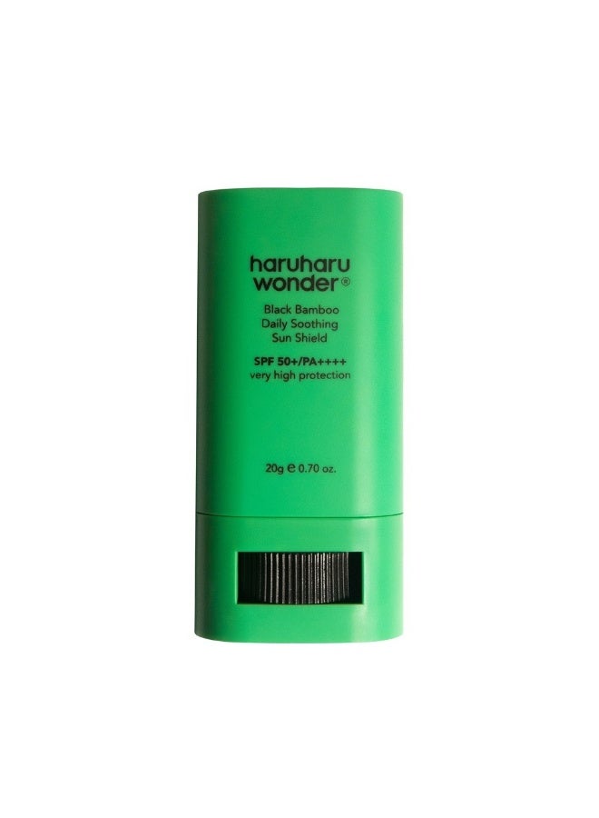 Black Bamboo Daily Soothing Sun Shield Stick With SPF50+ PA++++ 20g