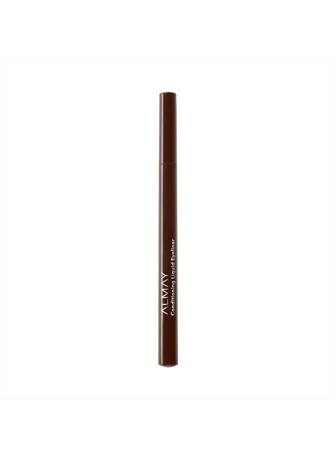 Conditioning Liquid Eyeliner, Longwearing, Waterproof, Hydrating, 20 Brown, 0.03 fl oz.
