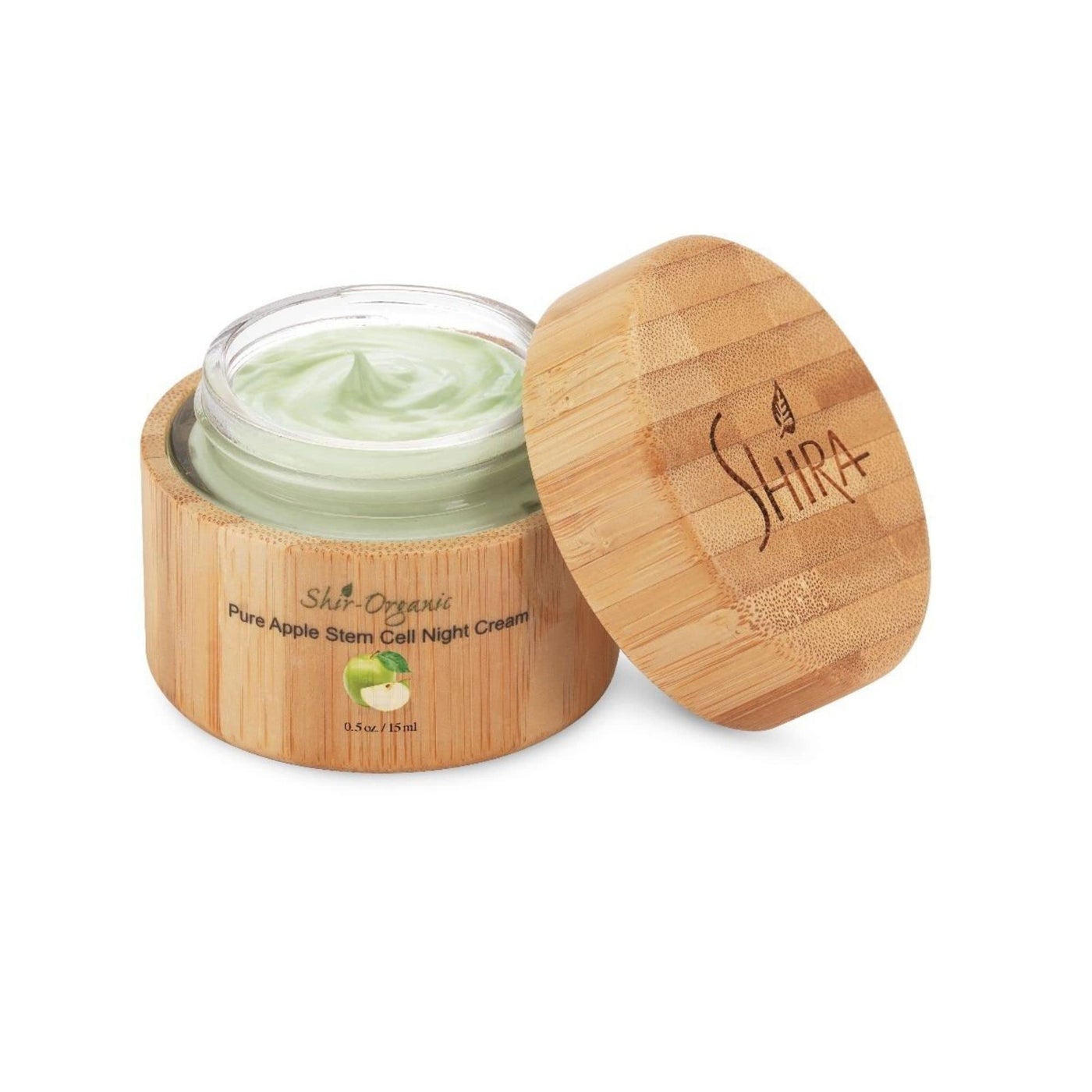 Shira Shir-Organic Pure Apple Stem Cell Night Cream Lightweight Hyperpigmented Combination & Mature Skin Powerful Natural Source Skin Brighteners(15 ML)
