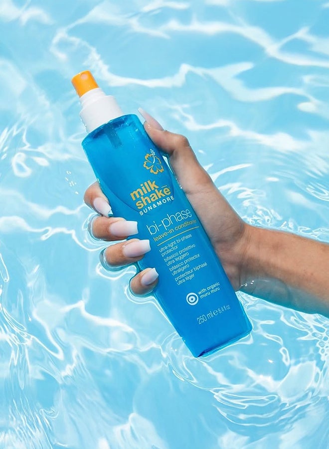 Bi-Phase Leave-In Sun & More Conditioner with Hibiscus Oil & Muru Muru Butter - Ultra-Light Spray Detangles & Shields Hair from Sun, Salt & Chlorine (250 ml) - image 5