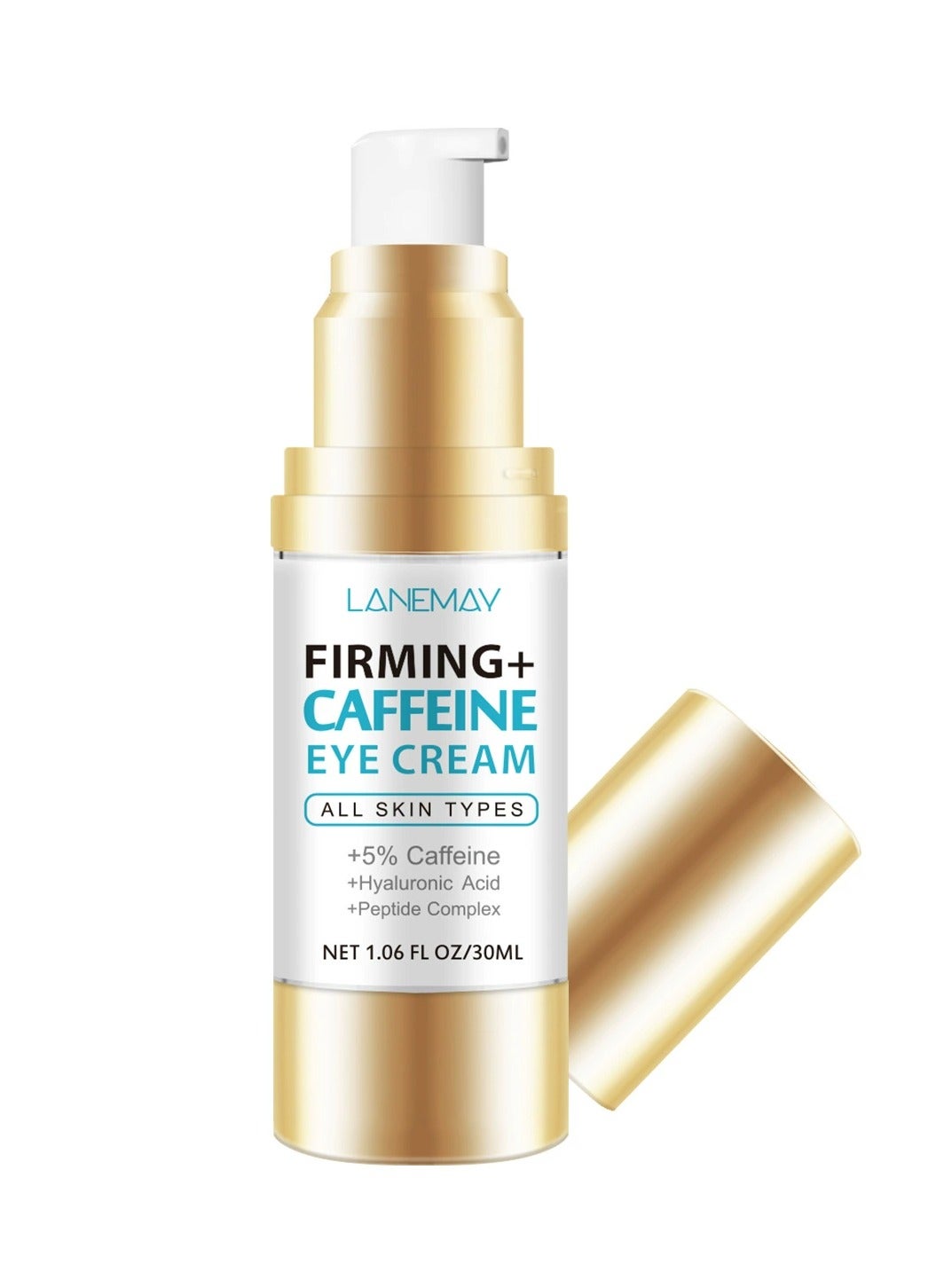 Caffeine Eye Cream – Brightening Firming Anti-Aging Eye Treatment, Gentle on Fine Lines with Antioxidant Formula