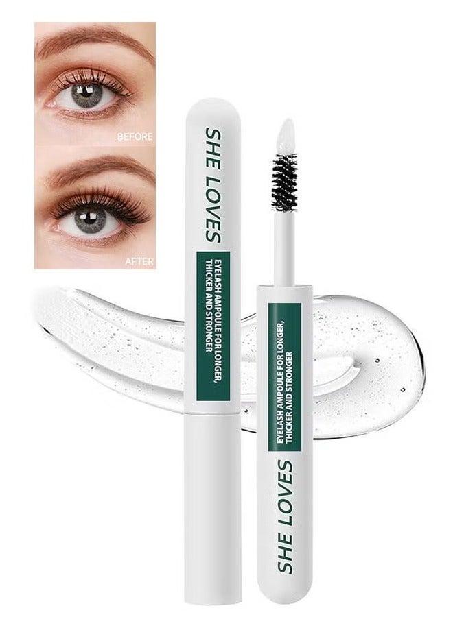 Eyelash Ampoule for Longer, Thicker and Stronger, Advanced Eyelash Growth Serum, Lash Enhancing Serum, Promotes Longer, Thicker Lashes