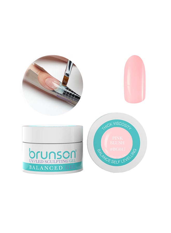 Sculpting Camouflage Uv Builder Gel Balanced Level Gel Uv Sculpting Nail Gel System 30Ml Pink Blush Bg017