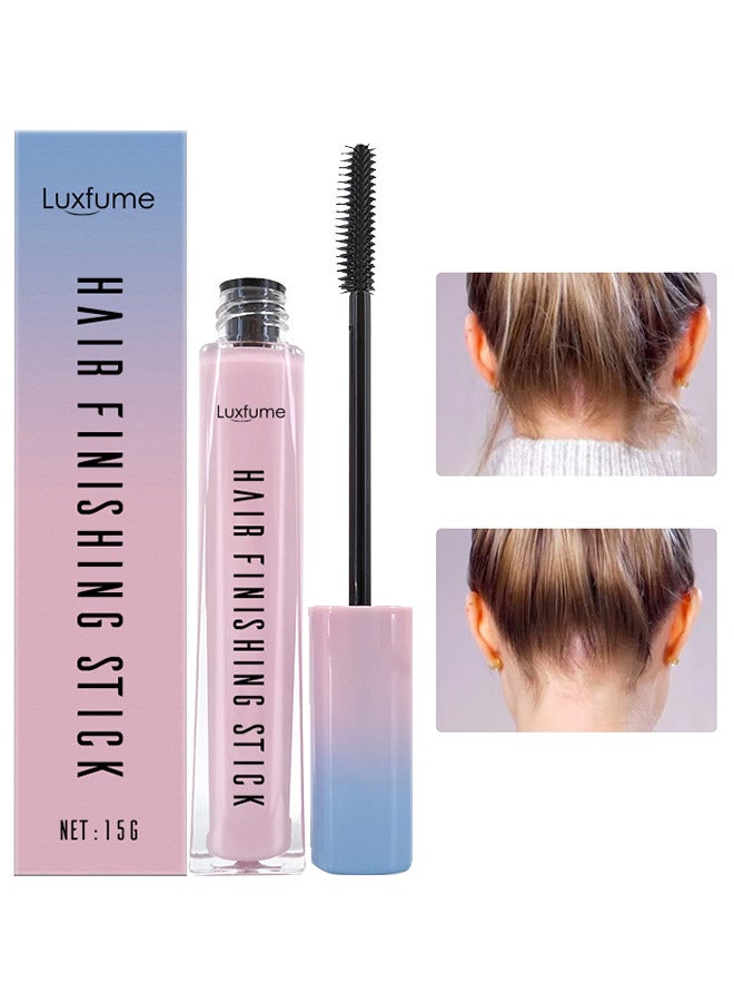 Hair Finishing Stick, Broken Hair Finishing Cream Hair Styling Wax Stick, Hair Mascara Styling Gel Refreshing Not Greasy Fixing Bangs Stereotypes Cream For Girls Women
