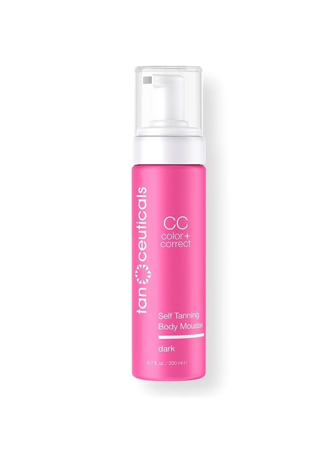 Self Tanning Mousse - Healthy Ingredients and Fresh Coconut Scent Gives Instant, Long-Lasting Sunless Tan - Self Tanner in Dark Shade - 6.7 oz