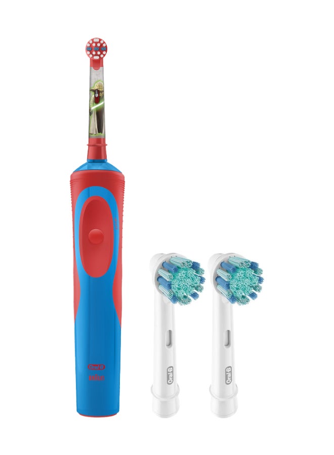 Vitality D12 Rechargeable Kidstooth Brush Star Wars + Eb 10 2K Kids Brush Head - image 4