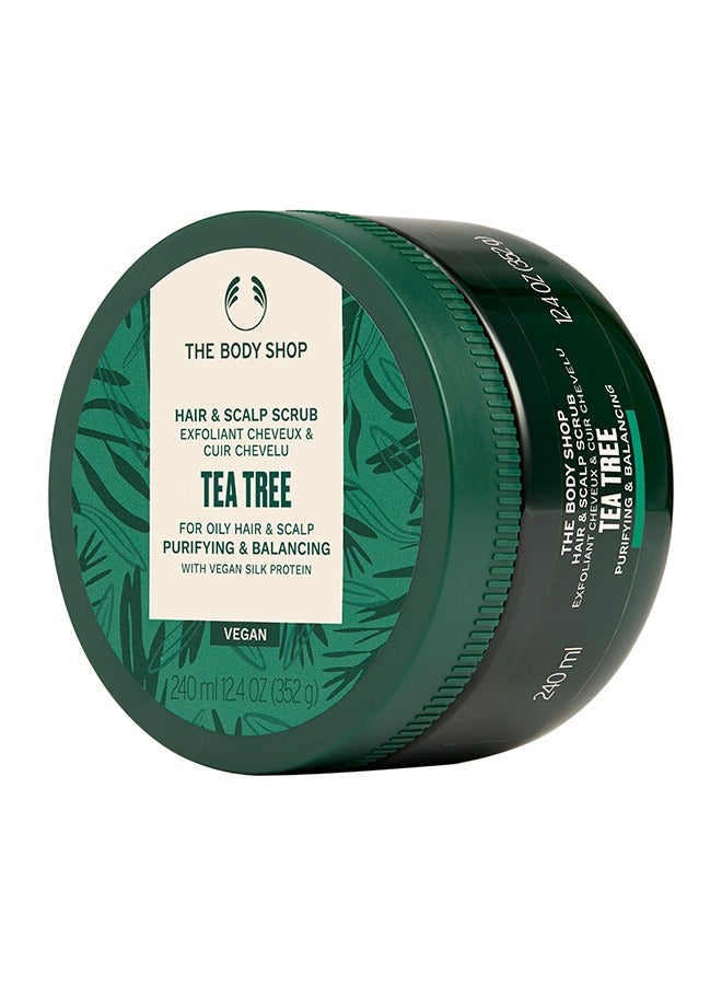 Tea Tree Purifying & Balancing Hair & Scalp Scrub – Exfoliating Hair Treatment for Oily Scalp | Deep Cleanses, Removes Build-Up, Balances Excess Oil, 240 ml - image 2