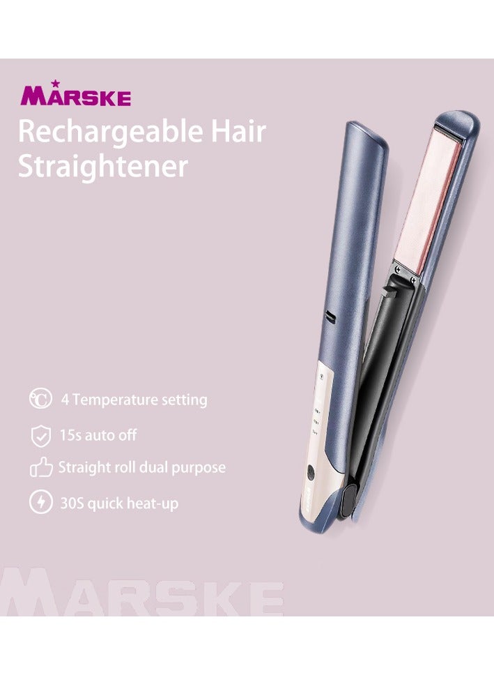New model wireless ceramic straightening curling iron, 23mm Straightening & Multiple Heat Settings, Up To 200°c Temperature With Fast Heat-up Time, Ready To Use In 30 Seconds With Salon-quality Results, Grey