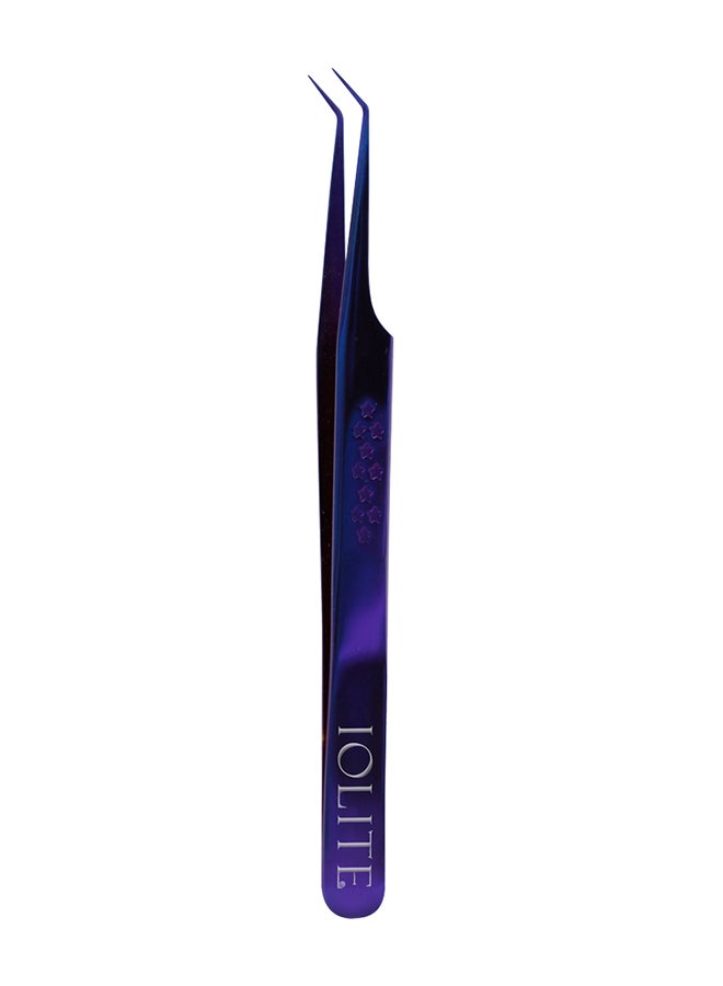 Lash Tweezer Professional Stainless Steel Curved Precision Tweezers for Eyelash Extensions, Volume Lashes, Electronics, Laboratory Work, Jewelry-Making,Crafting,Soldering, 2D-3D False Lashes, Nail Art