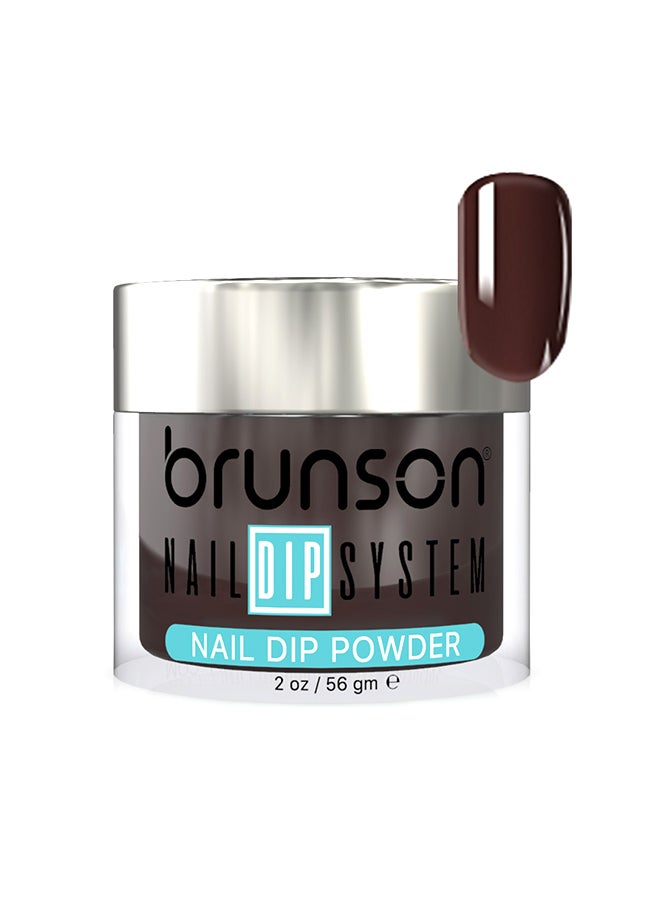 Nail Dip Powder Dip And Buff System Color 56gm, French Nail Art Starter Manicure Salon DIY At Home Odor Free And Long Lasting No Needed Nail Lamp Curing BDK074