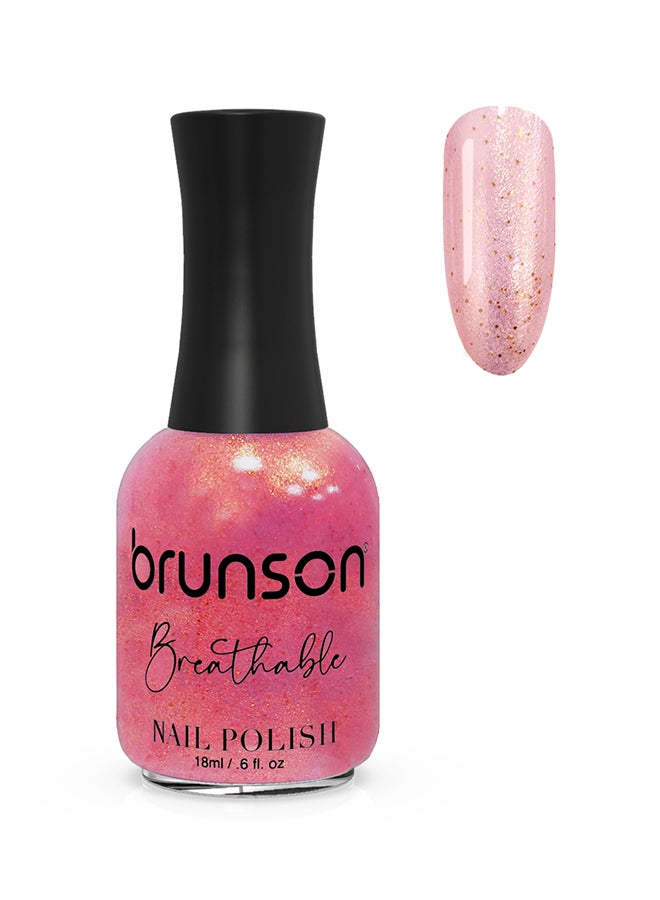 Breathable Nail Polish Halal nail polish Wudu friendly Quick-Dry Vegan long lasting but easy peel off   18ml BH261