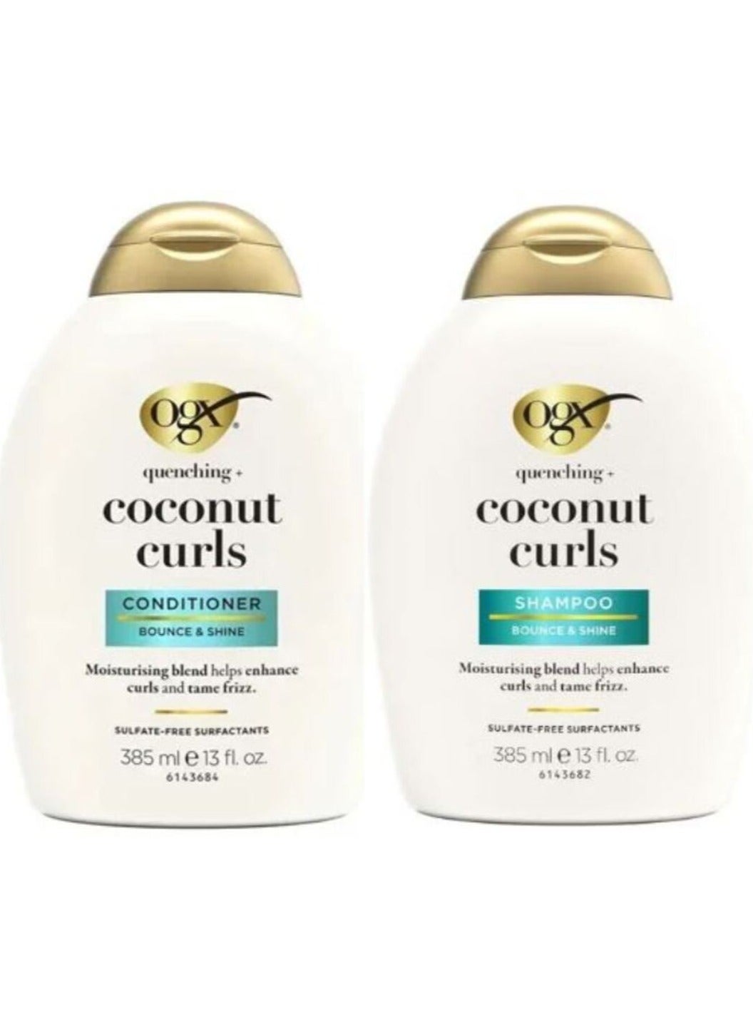 OGX Coconut Curls Shampoo & Conditioner Set – 385ml each