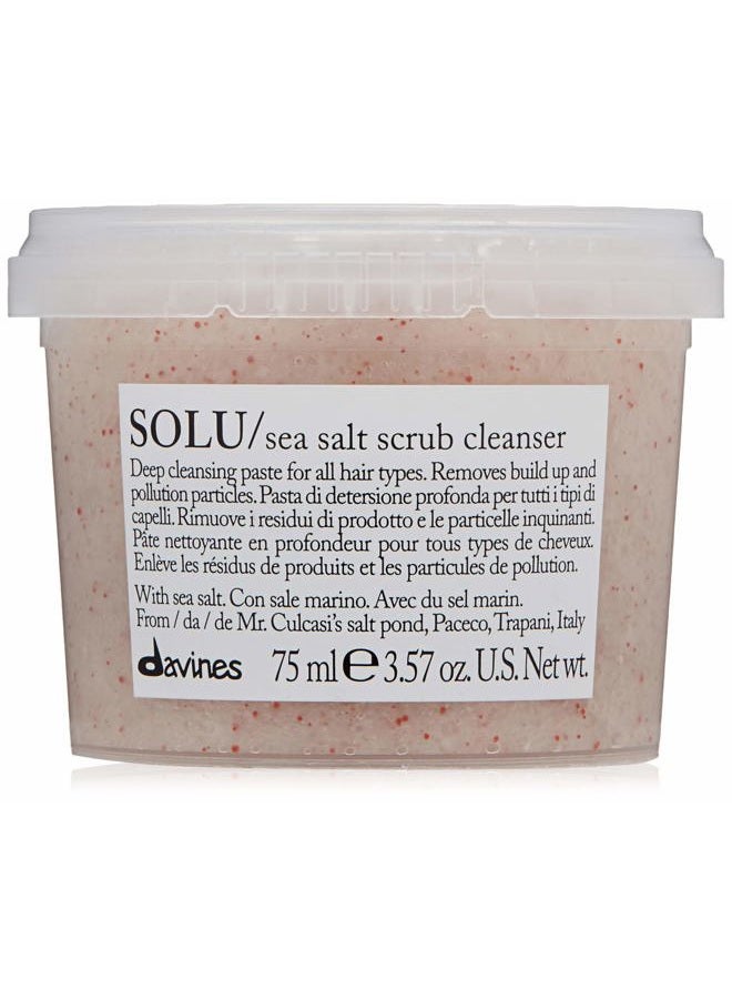 Solu Sea Salt Scrub Cleanser, 3.57 Ounce (Pack of 1)