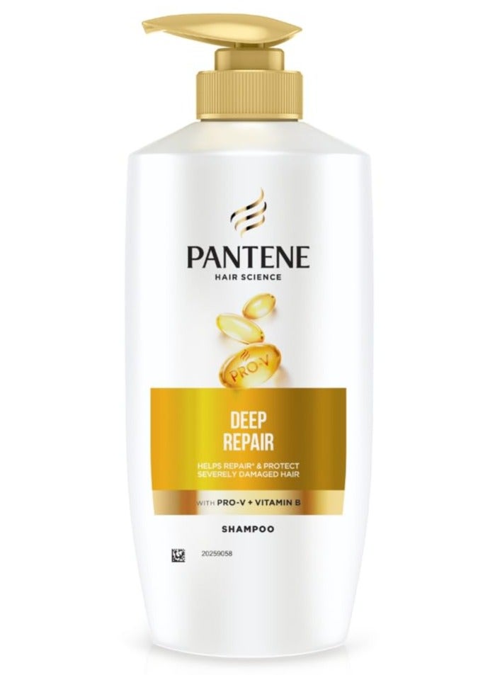 Advanced Hairfall Solution, Total Damage Care Shampoo, Pack of 1, 650ML, Gold