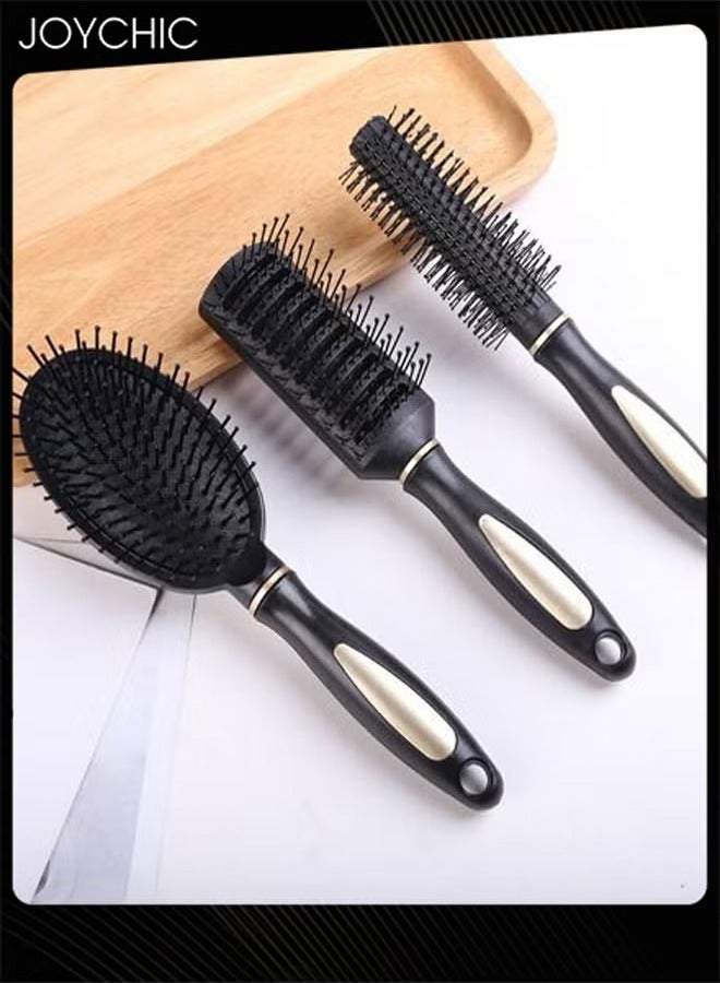 3 Piece Hair Scalp Massage Comb Air Bag Hair Brush Nylon Women Men Hair Brush Set for Daily Life