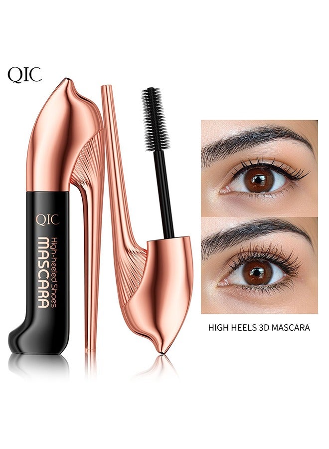 High-heeled Shoes Mascara-More Curly Eyelash Effect, Waterproof and Sweat Resistant, Long-Lasting Makeup
