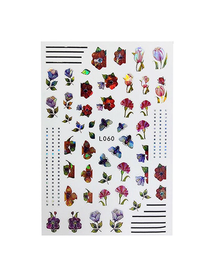 3D Design Stickers For Nails Art Decoration L060