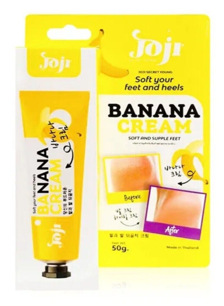Joji Banana Foot Cream 50g – Deep Moisturizing & Heel Softening
